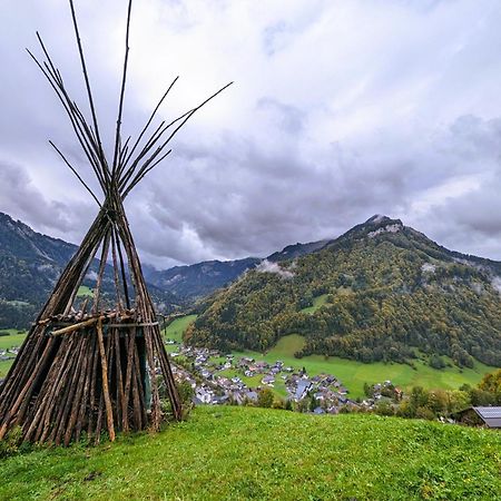 Ferienwohnung Panoramahof Bergglück Mellau Exterior foto